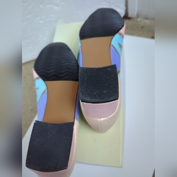 TNT Originals Womens Roselle Pastel Multi Dress Platform Heels Evening 8M - Picture 6 of 15